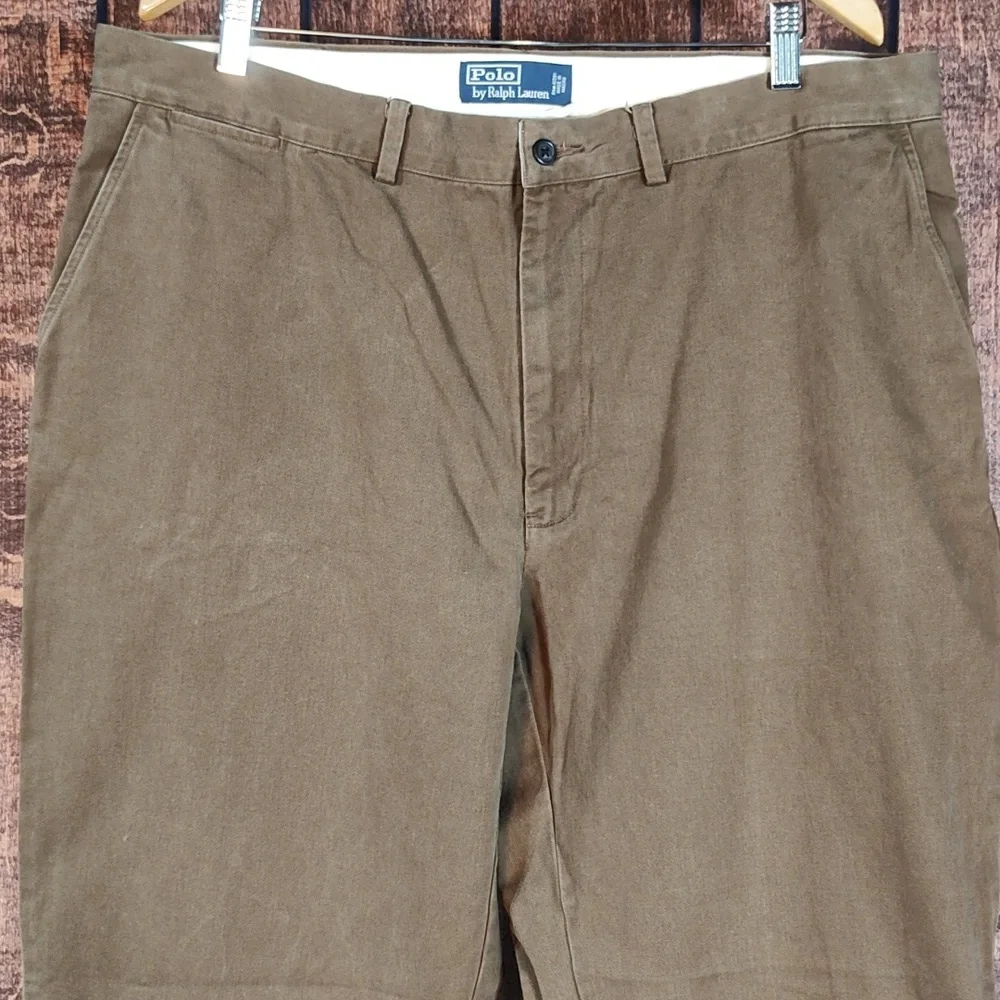 40x32 Vtg Classic Polo Brown Chino Excellent Condition